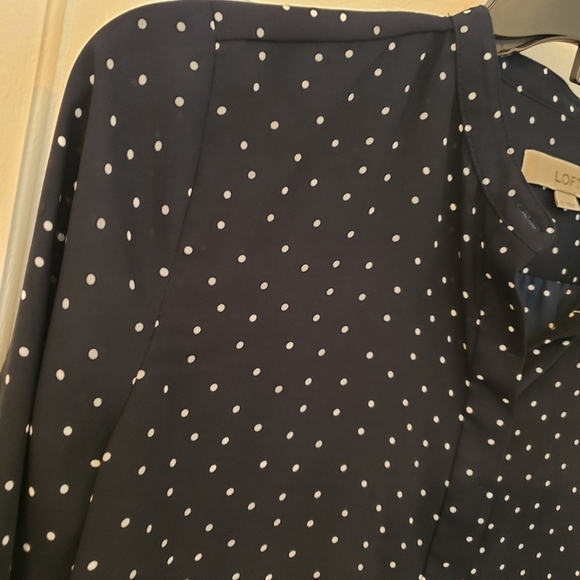 Loft Size Small dark blue and white polka-dot - Picture 2 of 6